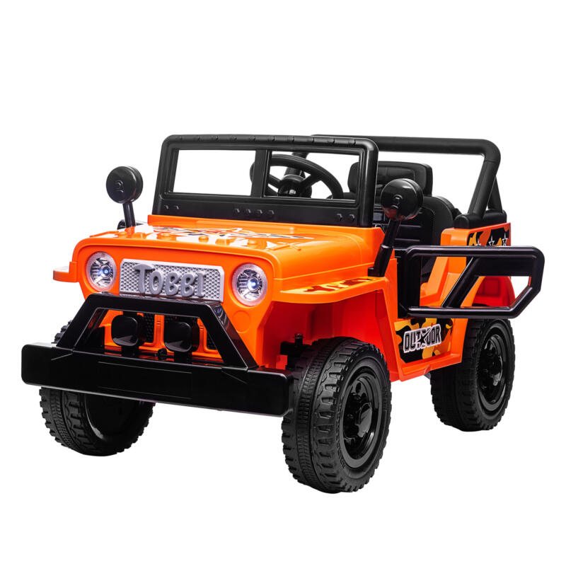 Tobbi 12V Kid Power Wheel Truck for Toddler, Orange TH17R0870 23