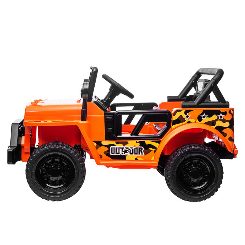 Tobbi 12V Kid Power Wheel Truck for Toddler, Orange TH17R0870 7