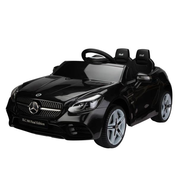 12V Kids Ride On Car Mercedes Benz SLC 300 Licensed Kids Electric car w/ LED Lights,Black TH17R0888 2 Authorized Cars
