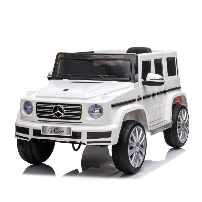 12V Kids Ride On Car Licensed Mercedes Benz G500 Electric Vehicle car w/ Remote Control, White TH17S0745 2