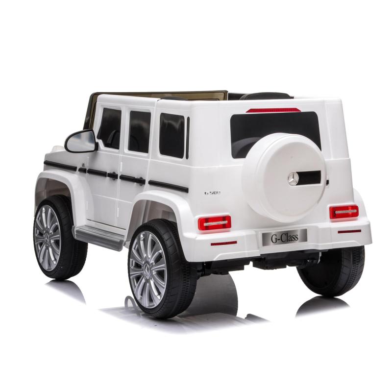 12V Kids Ride On Car Licensed Mercedes Benz G500 Electric Vehicle car w/ Remote Control, White TH17S0745 4