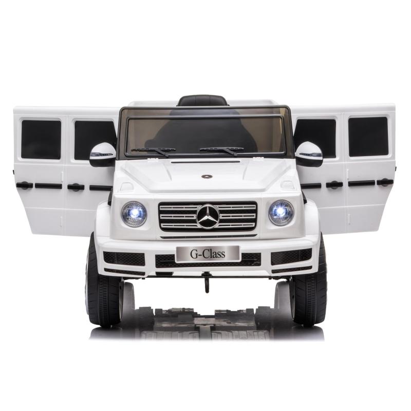 12V Kids Ride On Car Licensed Mercedes Benz G500 Electric Vehicle car w/ Remote Control, White TH17S0745 6
