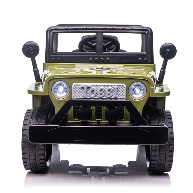Tobbi 12V Power Wheel Truck Toy Car for Toddlers, Green TH17S08711