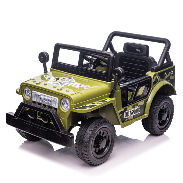Tobbi 12V Power Wheel Truck Toy Car for Toddlers, Green TH17S087112