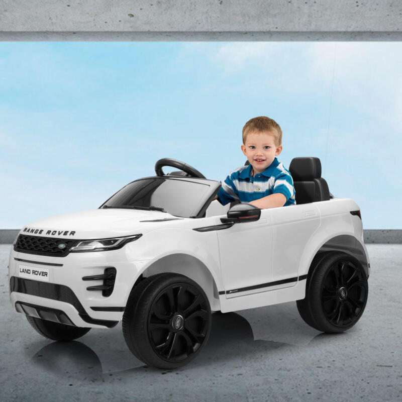 Tobbi 12V Land Rover Kids Power Wheels Ride On Toys With Remote, White TH17T0620 zt59
