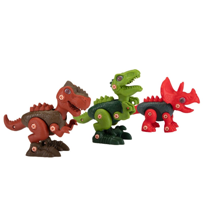 Nyeekoy 3 Packs Dinosaurs Construction Building Toy Set TH17T0818 5