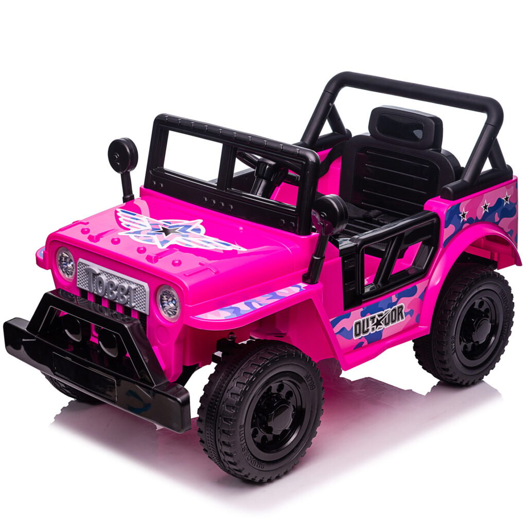 12V Tobbi Kids Ride On Truck Off-Road Vehicle, Wolf Series TH17T087213
