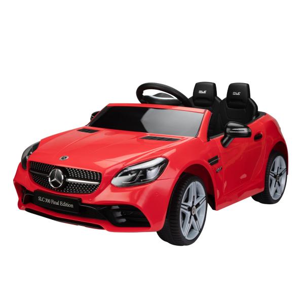 TOBBI 12V Kids Ride On Car Mercedes Benz SLC 300 Licensed Kids Electric car for Boys Girls, Red TH17T0890 2 Authorized Cars