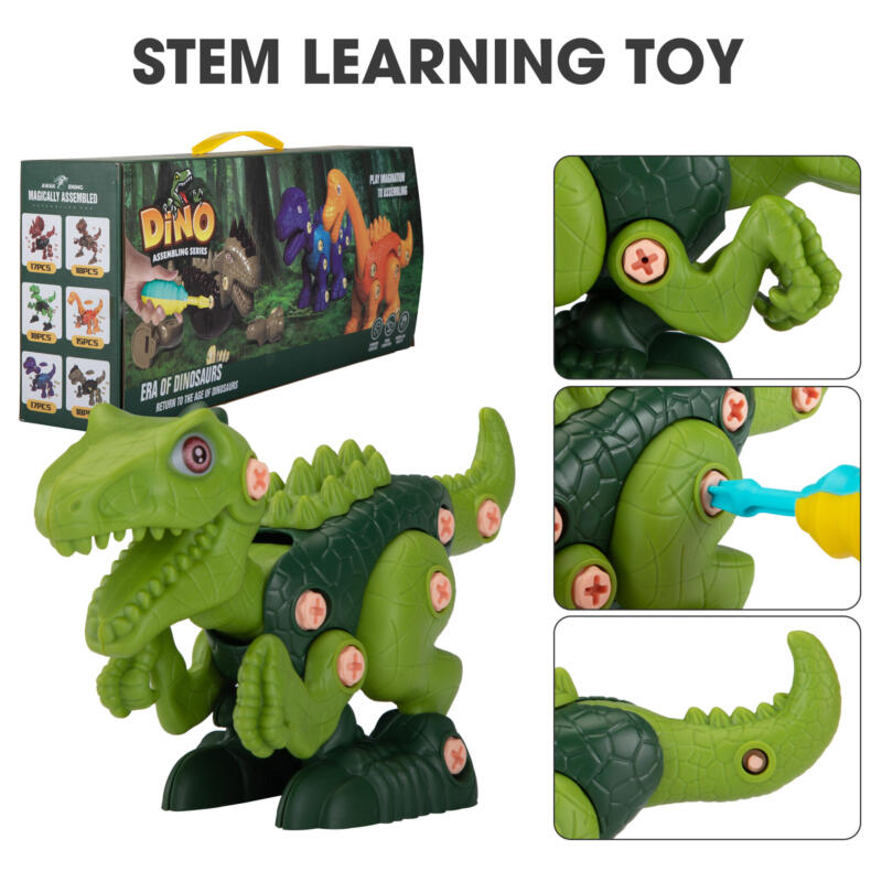 Nyeekoy 6 Packs DIY Building Dinosaur Toys Set TH17U0819 zt 5