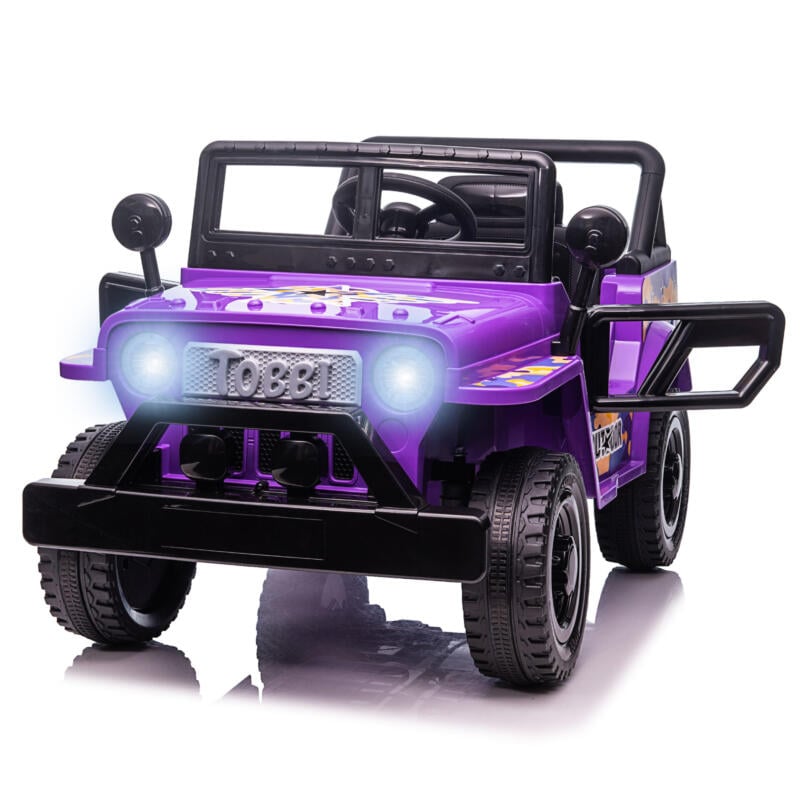 Tobbi Electric Ride On Power Wheel Truck for Kids with Horn, 12V TH17U08734