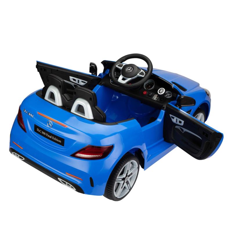 TOBBI 12V Kids Ride On Car Mercedes Benz SLC 300 Licensed Kids Electric car for Boys Girls, Blue TH17U0891 8
