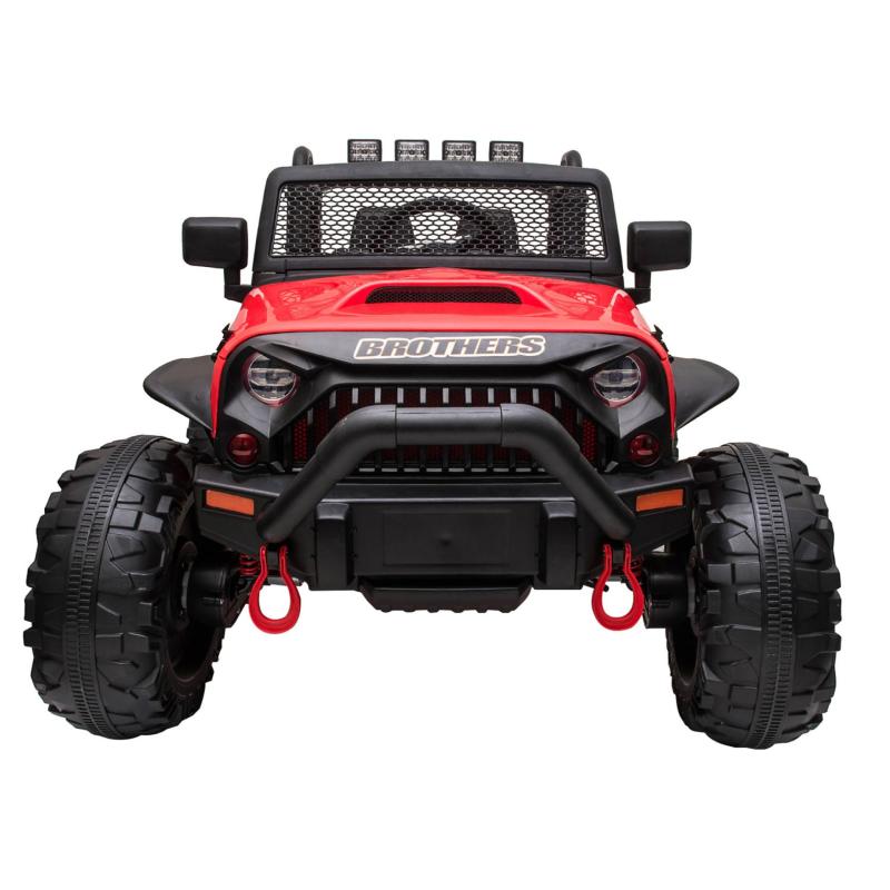 TOBBI 12V Electric Kids Ride On Truck Toys with Remote Control for Boys Girls in Red TH17W0496 8