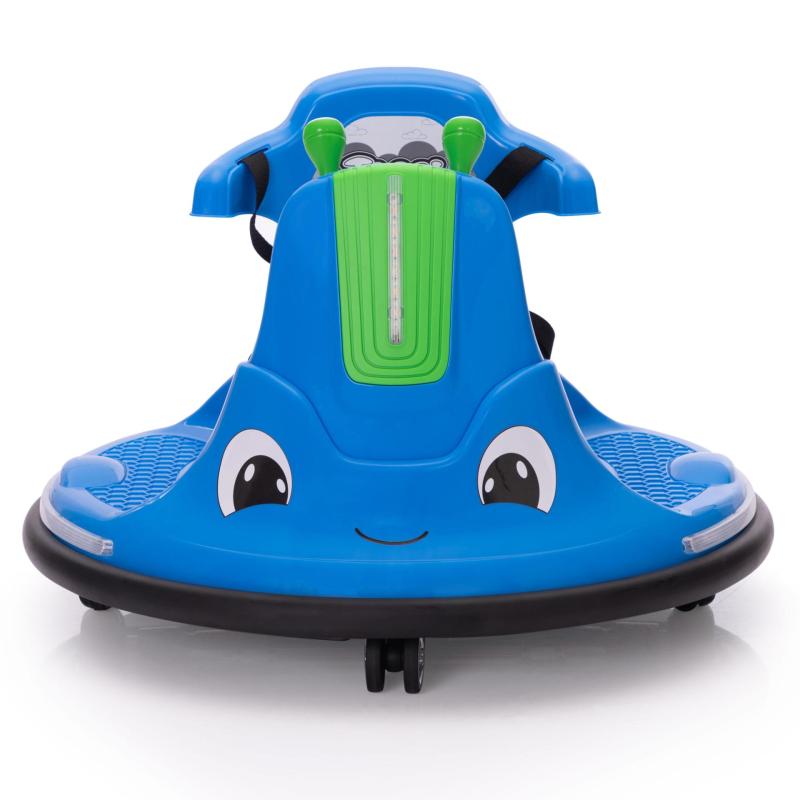 12V Kids Ride on Electric Bumper Car with Remote Control, 360 Degree Spin for Toddlers Age 3-8, Blue TH17W0928 1
