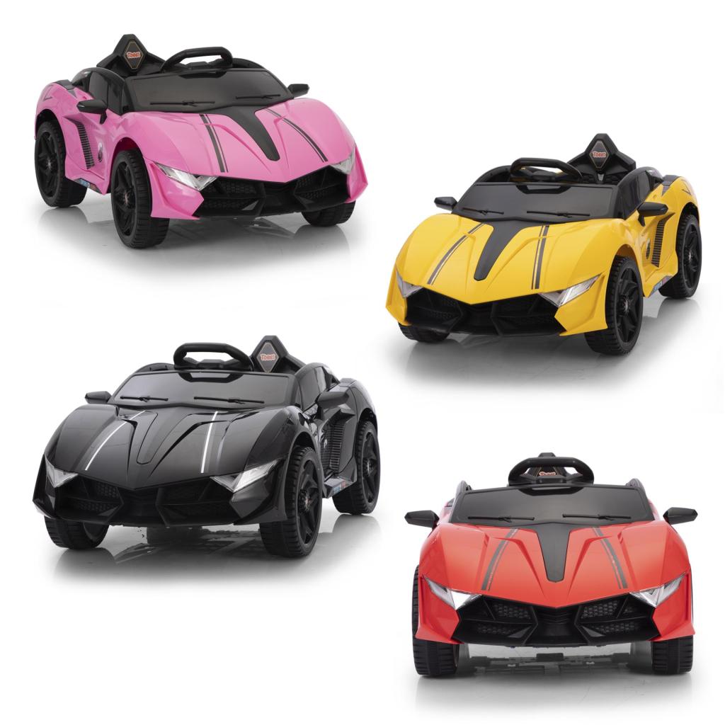 12V Kids Electric Ride On Sports Car Toy w/ 3 Speeds Parent Remote Control for Kids Aged 3-6, Four Colors TH17W0964 9
