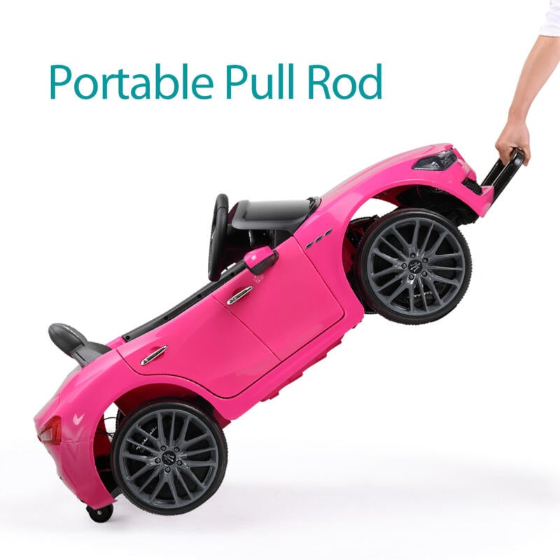 Tobbi 12V Maserati Licensed Kids Ride On Car with Remote Control, Pink TH17X0353 61