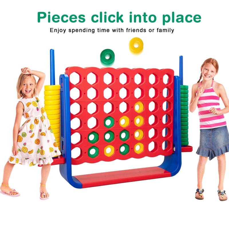 Large Jumbo Connect Four in a Row Game for Kids and Adults TH17X0875 zt1