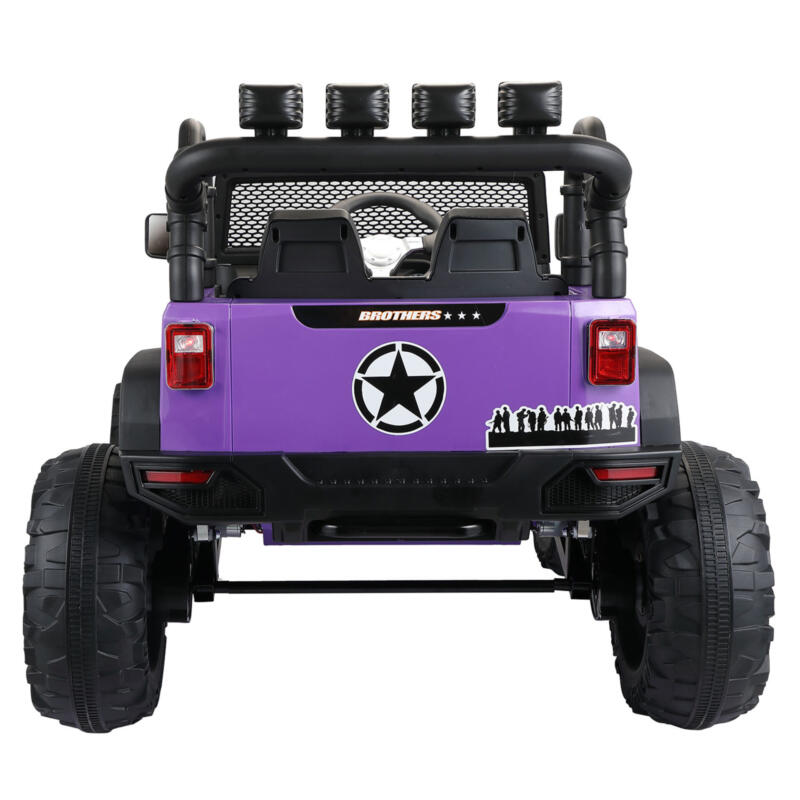 Tobbi 2 Seater Power Wheels 12v Ride On Jeep With Remote Control TH17Y0498 5