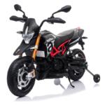 Tobbi Aprilia Licensed 12V Kids Toy Motorcycle, Black TH17Y06602