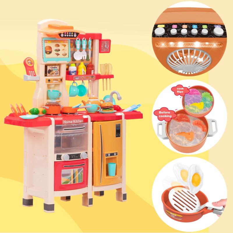 Nyeekoy Kids Kitchen Play Accessories Set Toy Cookware for Boys & Girls TH17Y0732 zt 1