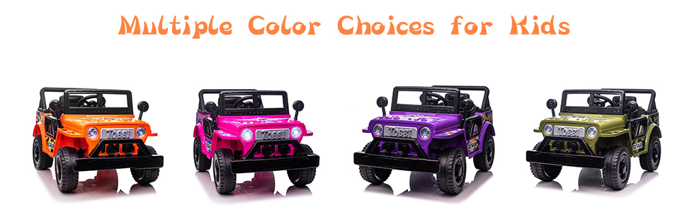 Tobbi 12V Kid Power Wheel Truck for Toddler, Orange TOBBI truck toy