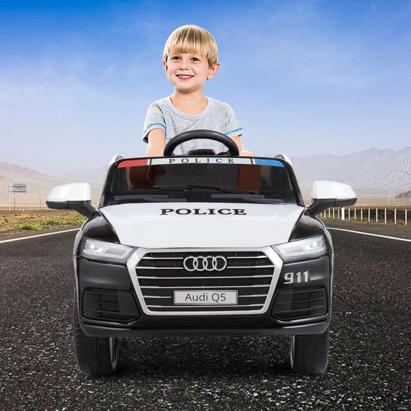 audi police power wheel helps to achieve your kids hero dreams