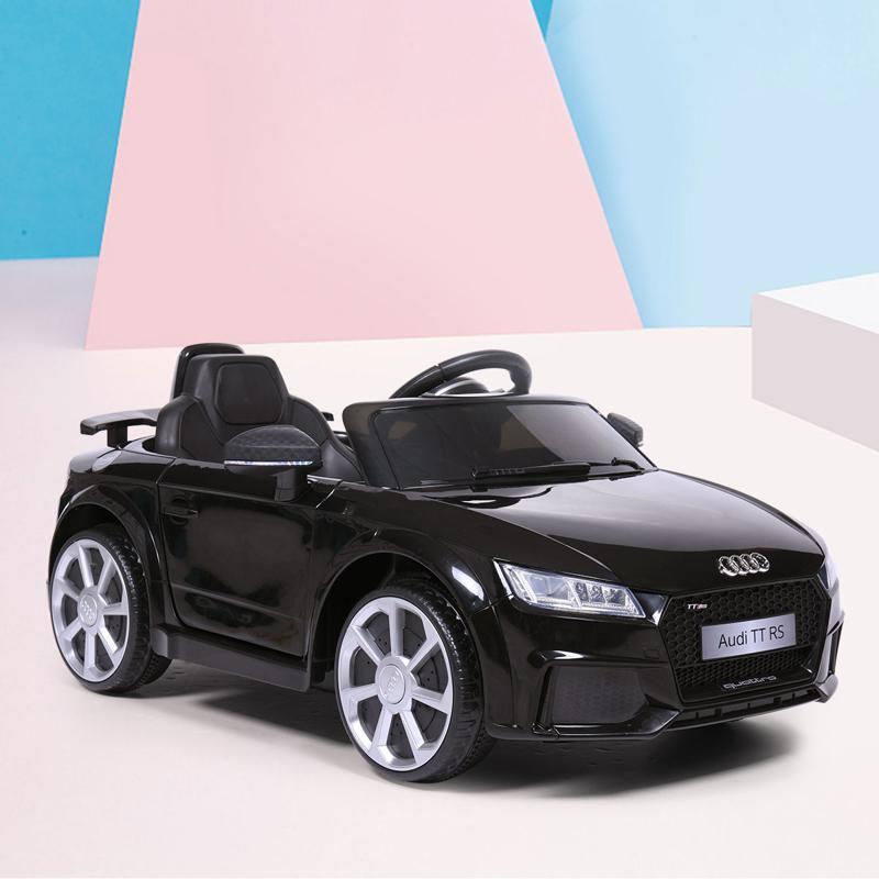 Tobbi Audi TT RS Ride On Car For Kids With Remote Control, Black audi tt rs licensed ride on car black 0