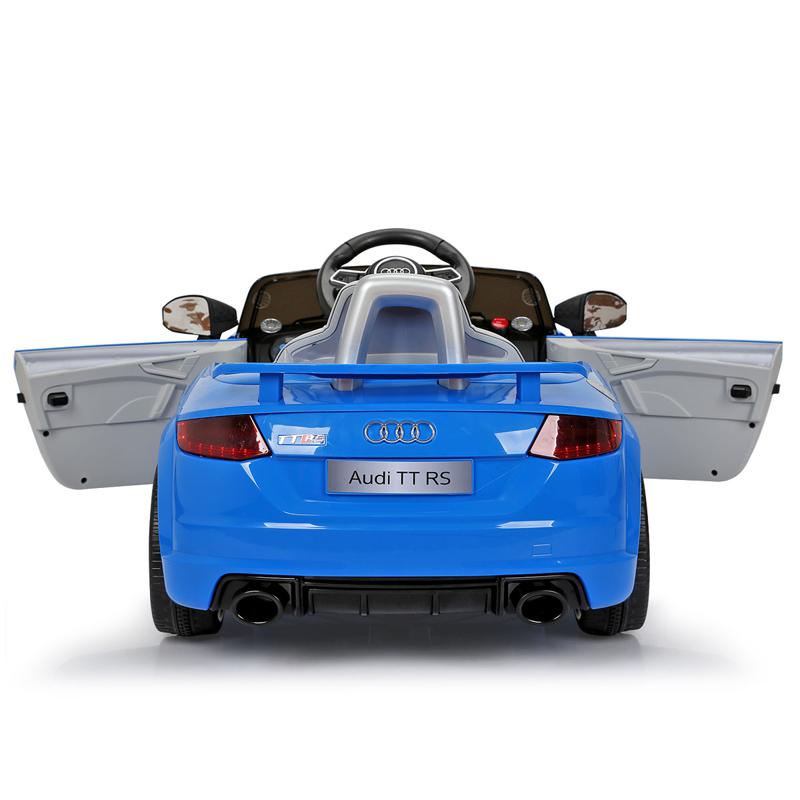 Tobbi Audi TT RS Ride On Car For Kids With Remote Control, Blue audi tt rs licensed ride on car blue 0