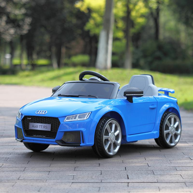 Tobbi Audi TT RS Ride On Car For Kids With Remote Control, Blue audi tt rs licensed ride on car blue 33