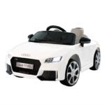 Tobbi Audi TT RS Ride On Car For Kids With Remote Control, White audi tt rs licensed ride on car white 26