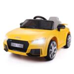 Tobbi Audi TT RS Ride On Car For Kids With Remote Control, Yellow audi tt rs licensed ride on car yellow 2