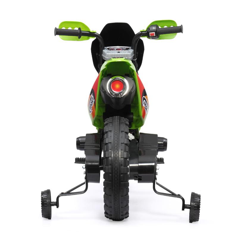 Tobbi Green 6V Electric Kids Dirt Bike Motorcycle auxiliary kids ride on motorcycle green 5
