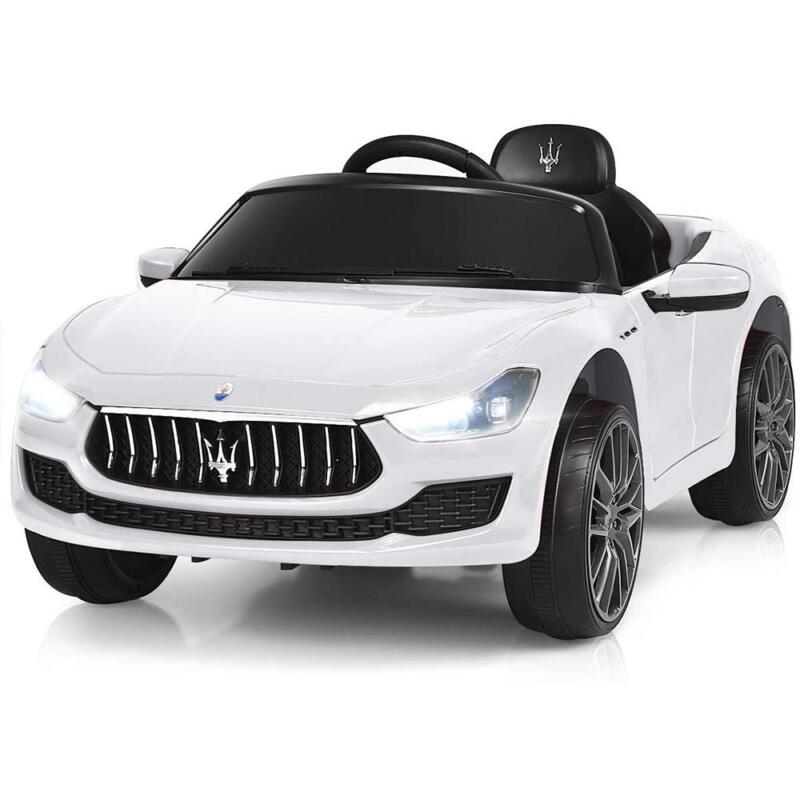 Tobbi Maserati Kids Car 12V Ride On With Remote, White b604f7a9 408c 42fc adb9 680d031b6c7b.adca768bfbe567c4e217a86fce5c2bbd