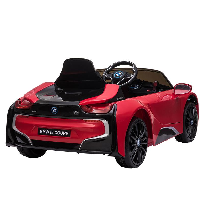 Tobbi BMW Ride on Car With Remote Control For Kids, Red bmw licensed i8 12v kids ride on car red 10