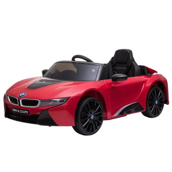 Tobbi BMW Ride on Car With Remote Control For Kids, Red bmw licensed i8 12v kids ride on car red 7