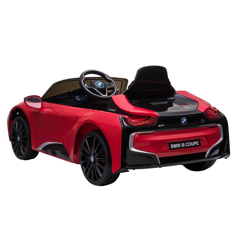 Tobbi BMW Ride on Car With Remote Control For Kids, Red bmw licensed i8 12v kids ride on car red 9