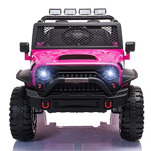 Tobbi 12V Battery Powered Kids Ride On Truck Toy Kids Electric Car with Remote Control, Bluetooth, MP3, Rose Red cd754552 93dc 4122 a683 714db3541038. CR00300300 PT0 SX300 V1
