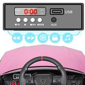 Tobbi 12V Licensed Lamborghini Urus Electric Toy Vehicle, Kids Ride on Car with Parental Remote Control, Pink ce5683ff f34b 409f ba65 1010d7c91770. CR00300300 PT0 SX300 V1