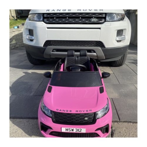 12V Licensed Land Rover VELAR Electric Toy Car, Battery Powered Kids Ride On Car with Parental Remote, Pink photo review