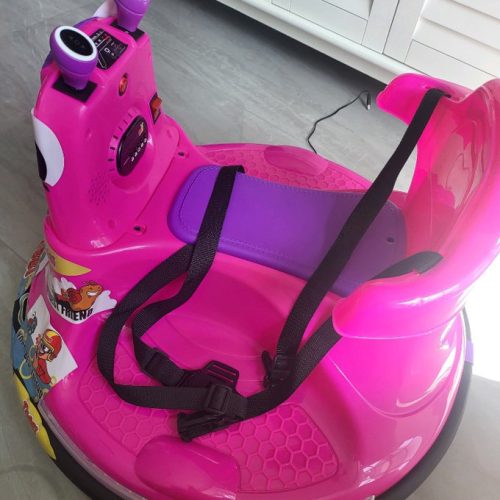 12V Kids Electric Ride On Bumper Car with Remote Control, 360 Degree Spin, Snail photo review