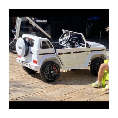 12V Licensed Mercedes Benz G63 Electric Kids Ride on Car with Remote Control, White, Tawny Fish Owl photo review