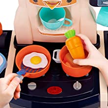 Nyeekoy Kids Play Kitchen Set Toy Cookware with Cutlery for Boys and Girls, Blue febb05ba 0c23 422b a488 2da9dea4ccd0. CR00300300 PT0 SX220 V1