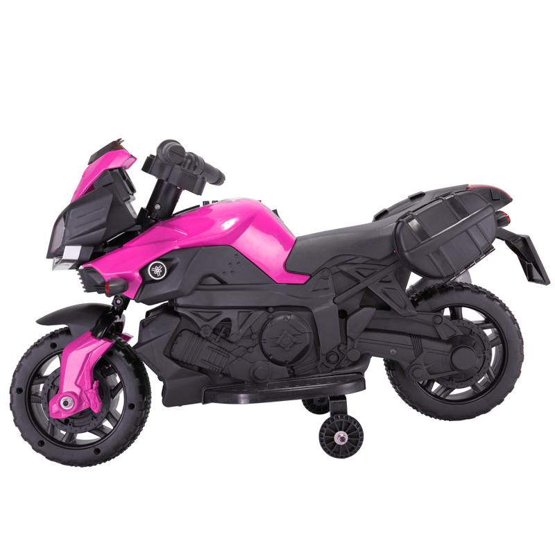 Tobbi Kid's Ride on Motorcycle Toy kids electric ride on motorcycle white 9 2