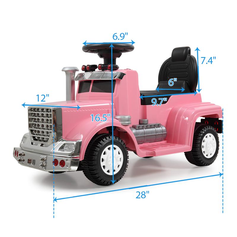 Tobbi Push Riding Toys for Toddlers, Pink kids push ride on car for toddler pink 16