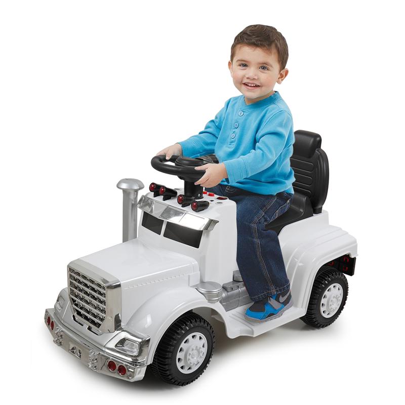 Tobbi Push Riding Toys for Toddlers, White kids push ride on car for toddler white 11