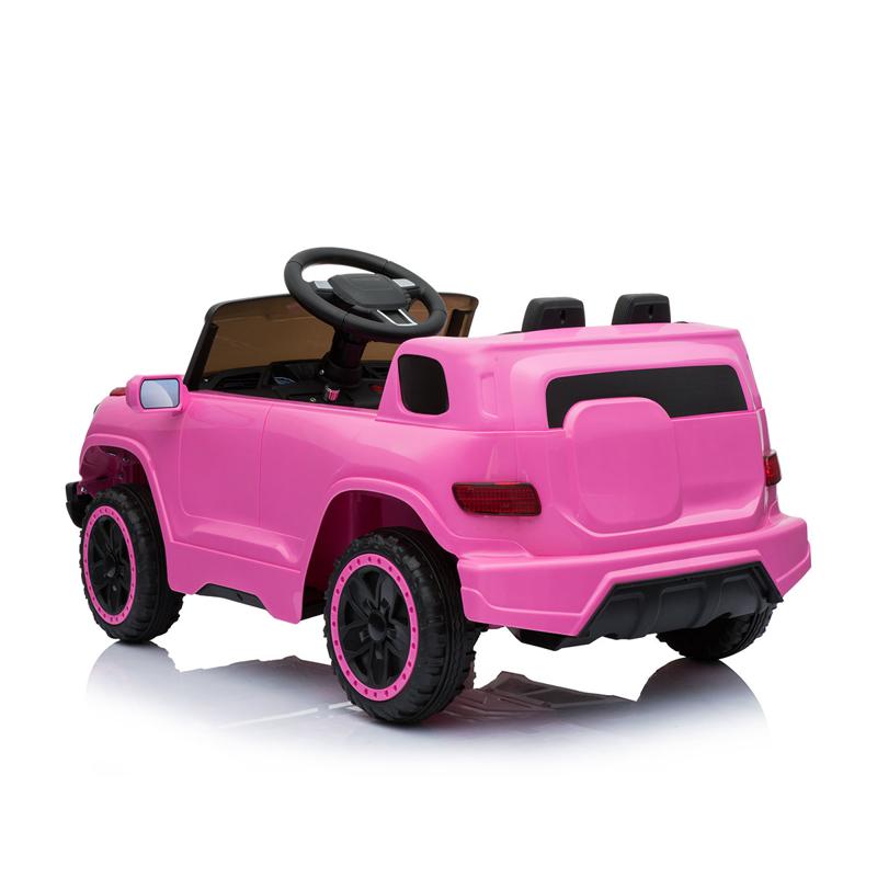 Tobbi 6V Kids Power Wheel SUV Ride On Toy with Remote, Pink kids ride on car 6v racing vehicle pink 11