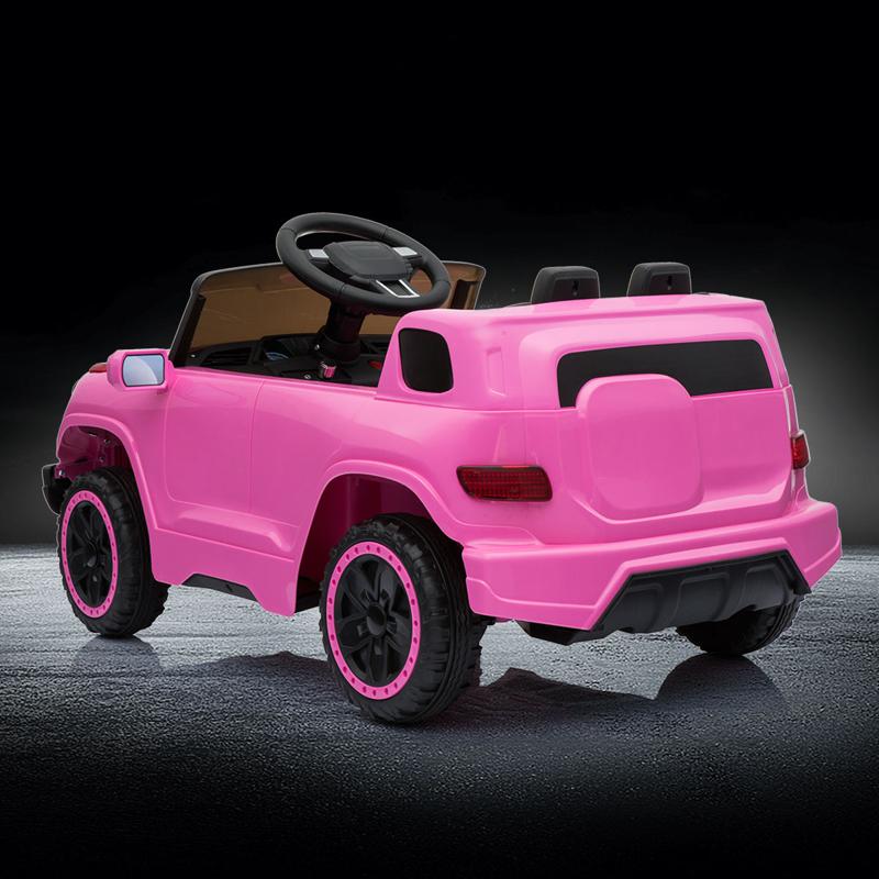 Tobbi 6V Kids Power Wheel SUV Ride On Toy with Remote, Pink kids ride on car 6v racing vehicle pink 19 1