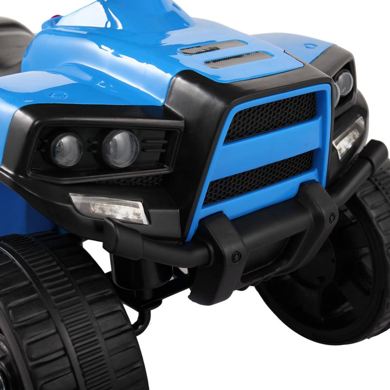 Tobbi 6V Kids Electric ATV 4 Wheeler Ride On Quad, Blue kids ride on car atv 4 wheels battery powered blue 24