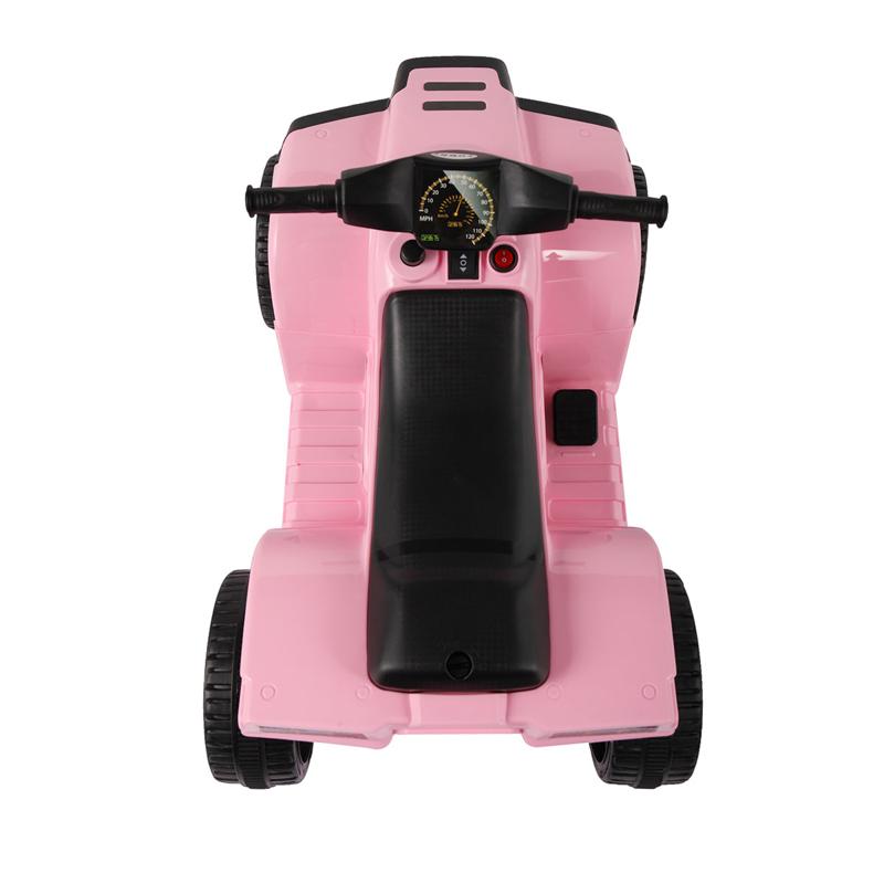 Tobbi 6V Kids Electric ATV 4 Wheeler Ride On Quad, Pink kids ride on car atv 4 wheels battery powered pink 20