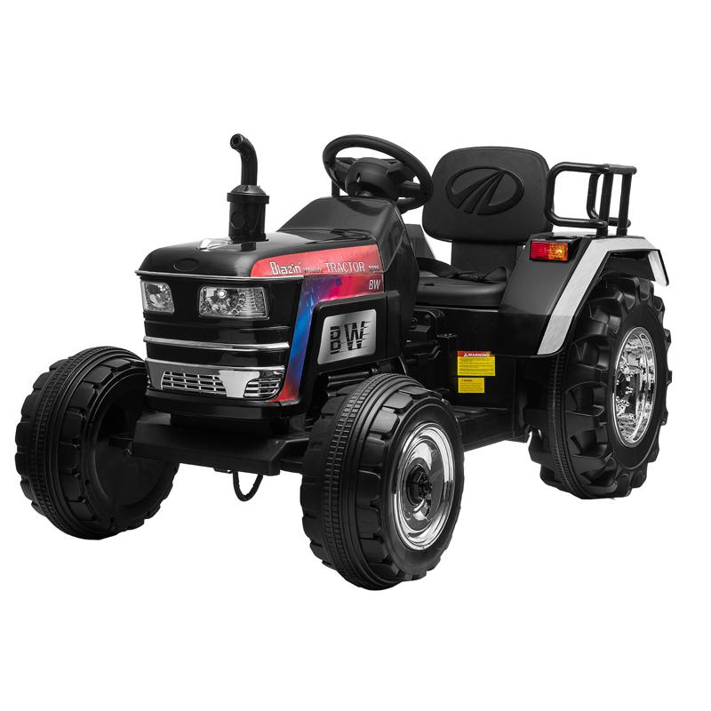 Tobbi 12V Kids Ride On Tractor with Remote Control for 3-6 Years, Black kids ride on tractor with remote control black 2