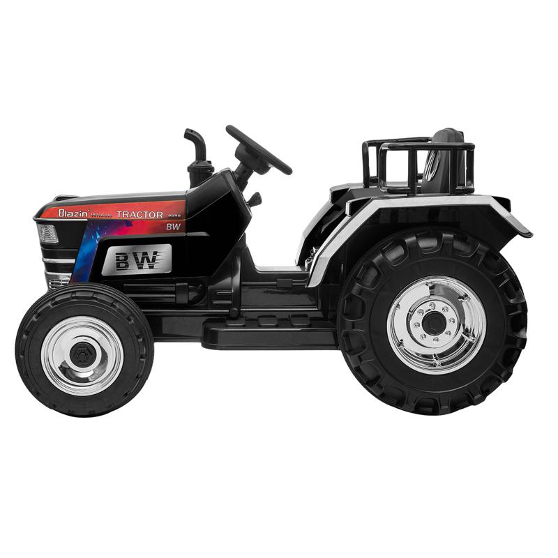 Tobbi 12V Kids Ride On Tractor with Remote Control for 3-6 Years, Black kids ride on tractor with remote control black 4
